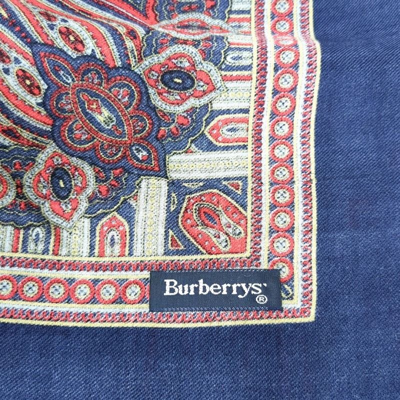 BURBERRY バーバリー 100% ウール チェック ストール ショール