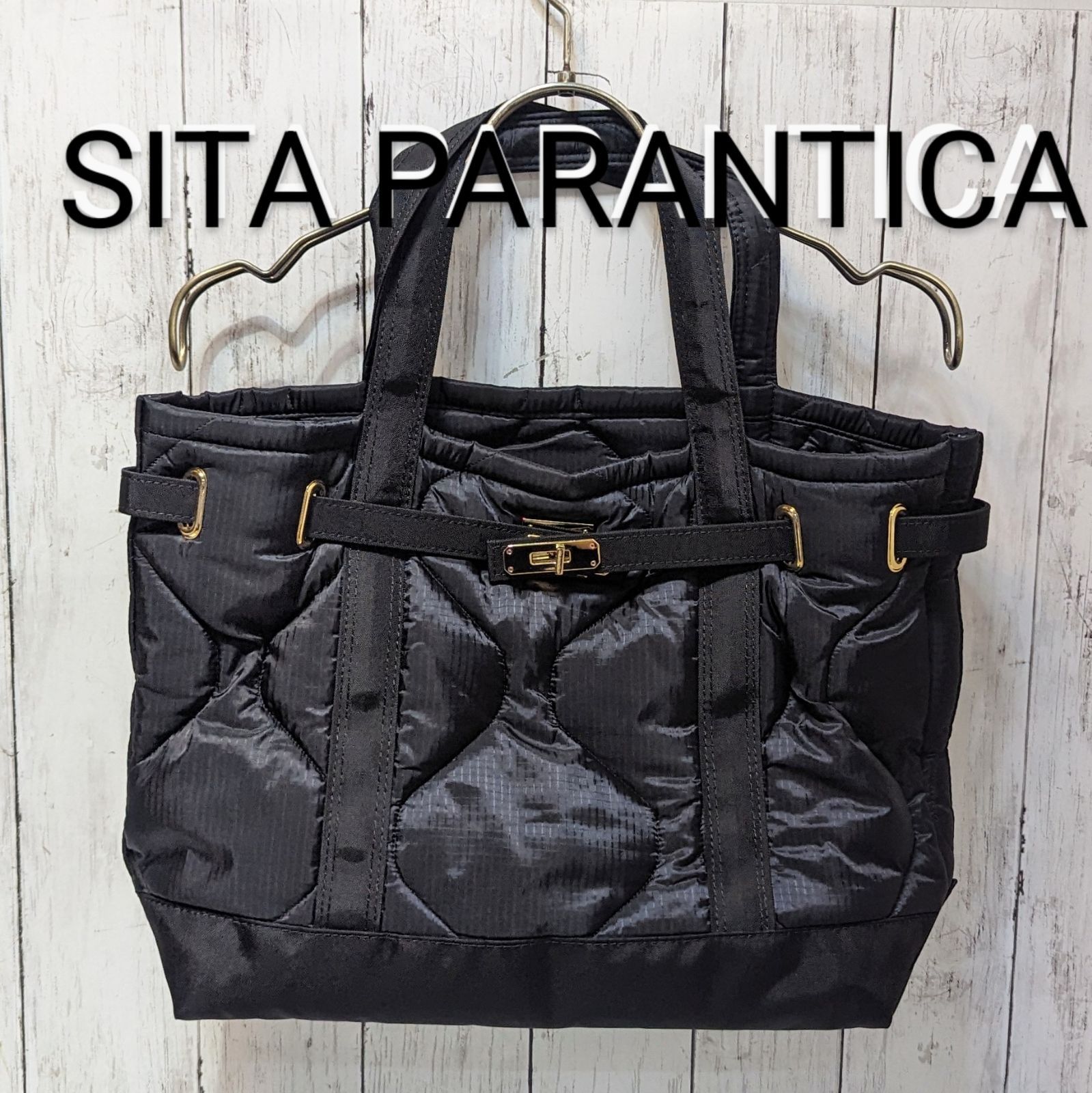 【良品】SITA PARANTICA キルティング トートバッグ