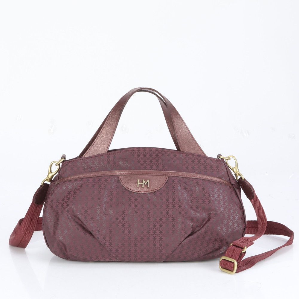 ハナエモリ ☆美品 バック☆ 美品 ハナエモリ ミニ ボストン レザー 2WAY ショルダーバッグ