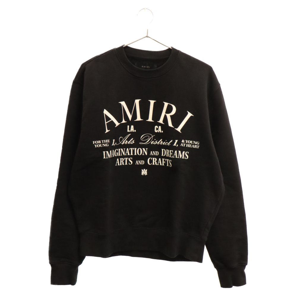 AMIRI ブラック クルーネック トレーナー AMIRI (アミリ) Arts 