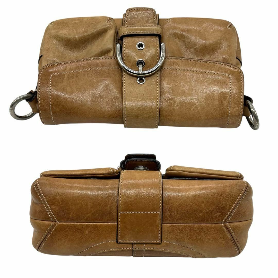 1252 Coach Soho Flap Shoulder Bag Brown - メルカリ