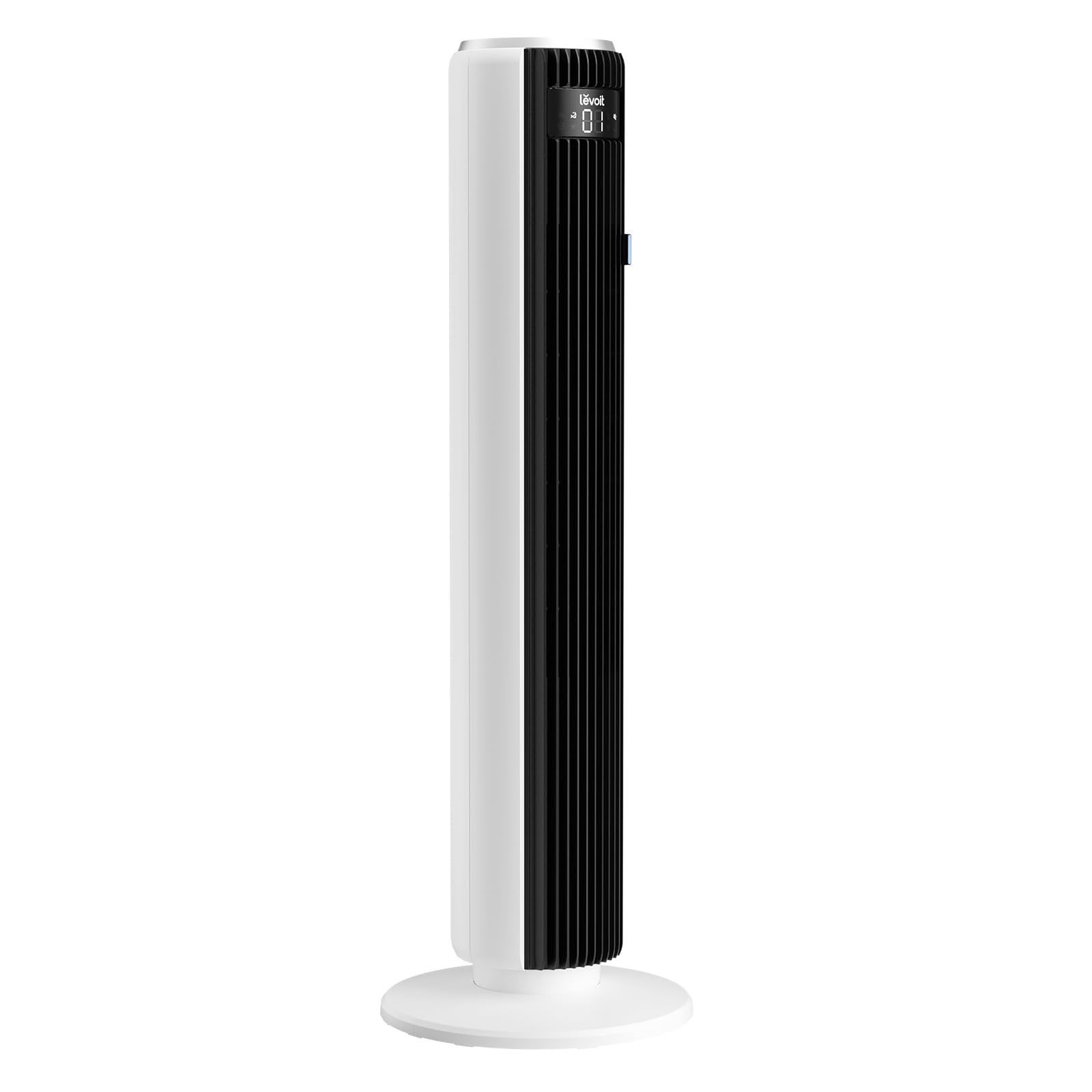 超静音 DCモーター 省エネ 羽なし タワーファン 左右90°自動首振り 上下風向き60°調整可 温度センサー付き 扇風機 自動風量調節 12時間タイマー リモコン付き レボイト 7.9m|s リビング|寝室 縦型 節電対策 Levoit スリム LTF