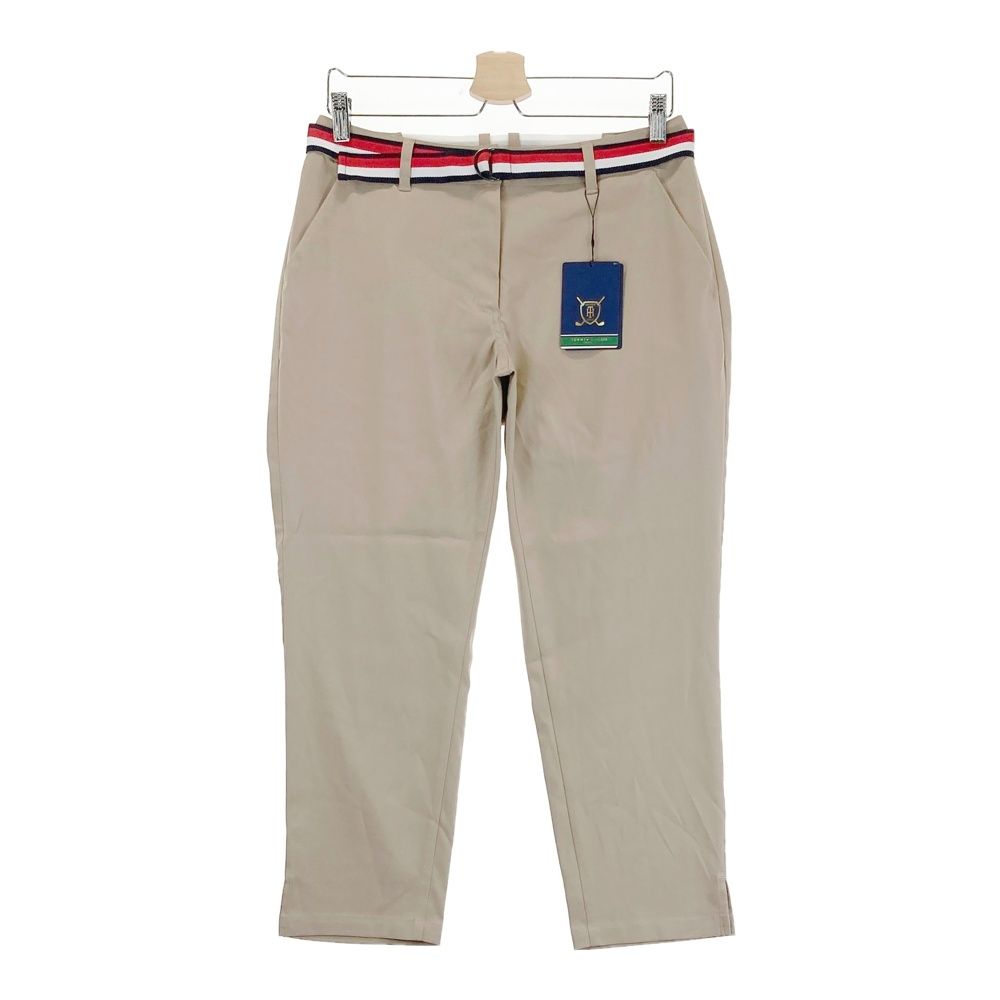 サイズ LL TOMMY HILFIGER GOLF トミー ヒルフィガーゴルフ モデル ベルテッドツイル パンツ ベージュ系 240101541625 ゴルフウェア レディース ストスト