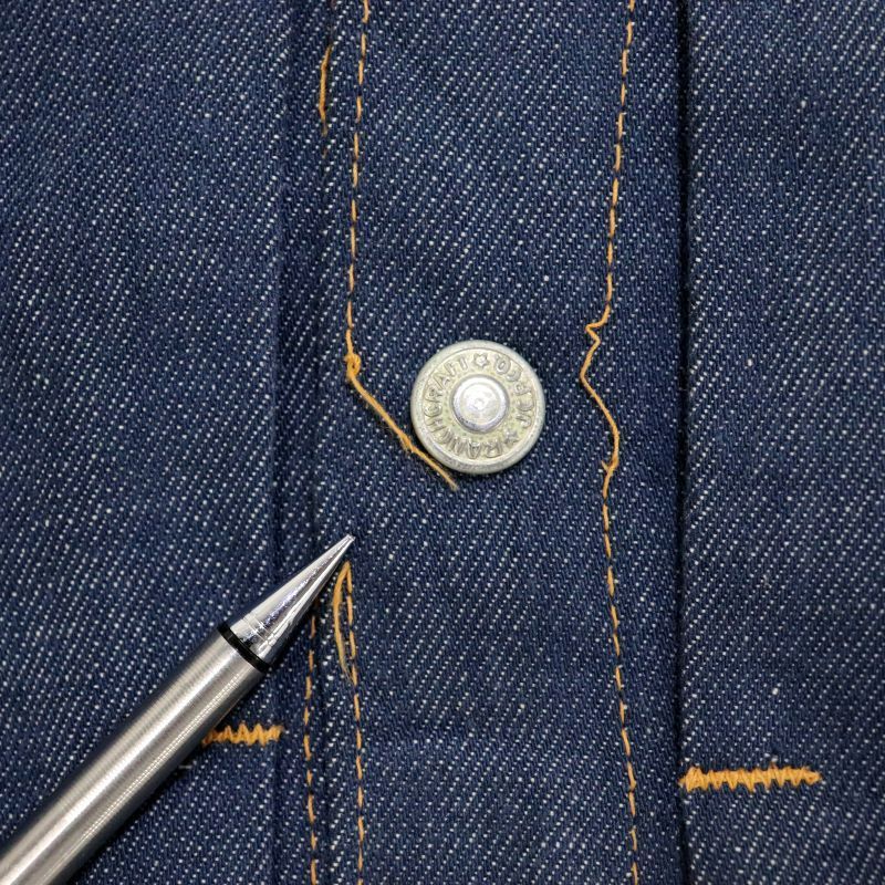70s vintage J.C.Penney 無地 RANCHCRAFT バットダイ デニムジャケット
