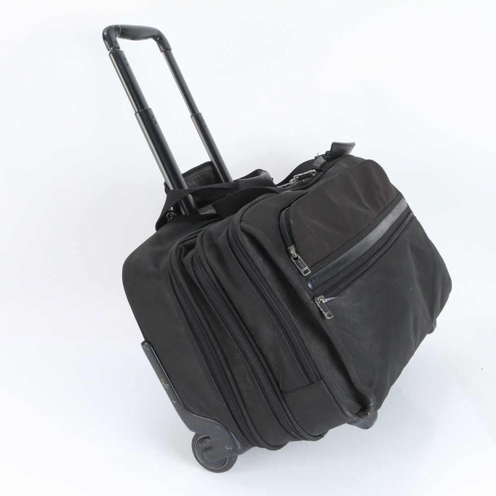 TUMI トゥミ トレーサータグ付 2WAY スーツケース キャリーケース バッグ 出張 旅行 トラベル 黒 22018D4 メンズ EUE CV35-10