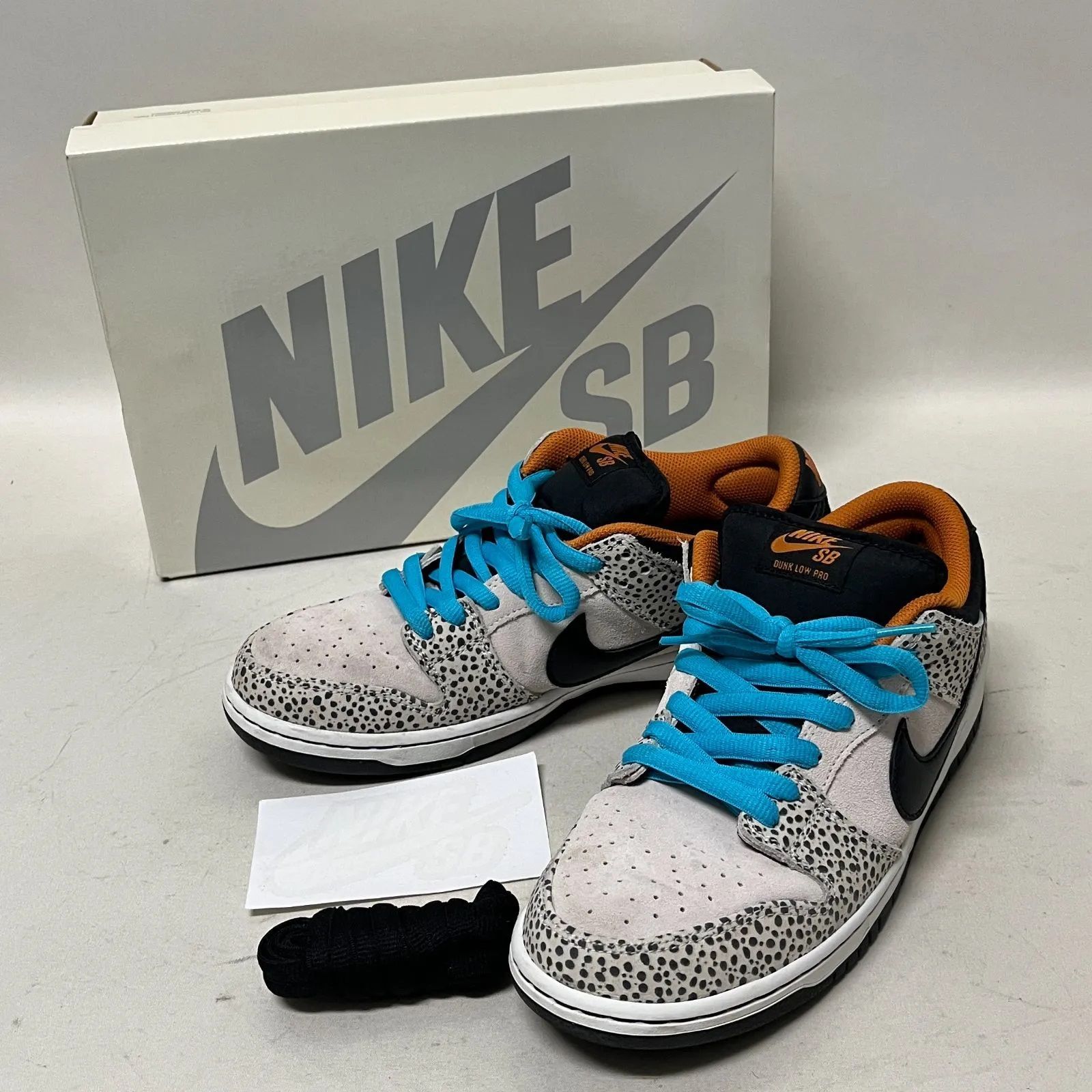 浜館80-1696】【店舗併売品】NIKE SB DUNK LOW PRO Electric Safari 