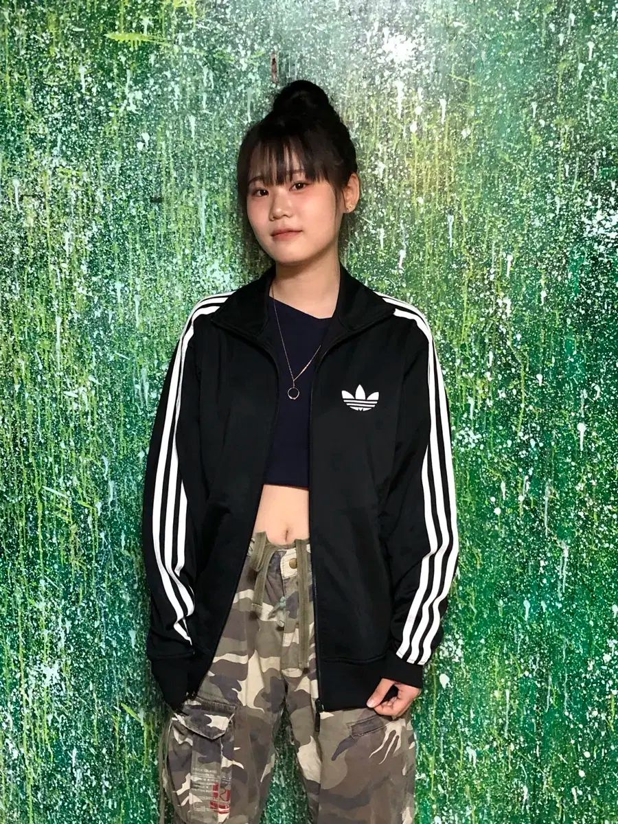 ふや adidas アディダス 黒 ファイヤーバード ジャージ 90