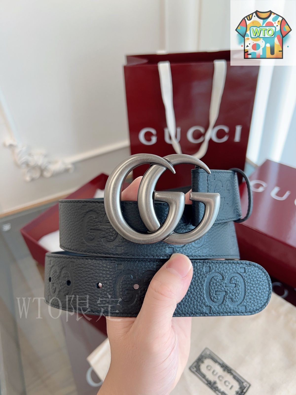 即購入値下げコメントお願いします❁ GUCCI グッチ ベルト 今日特価】GUCCI グッチ PVC ベルト - メルカリ