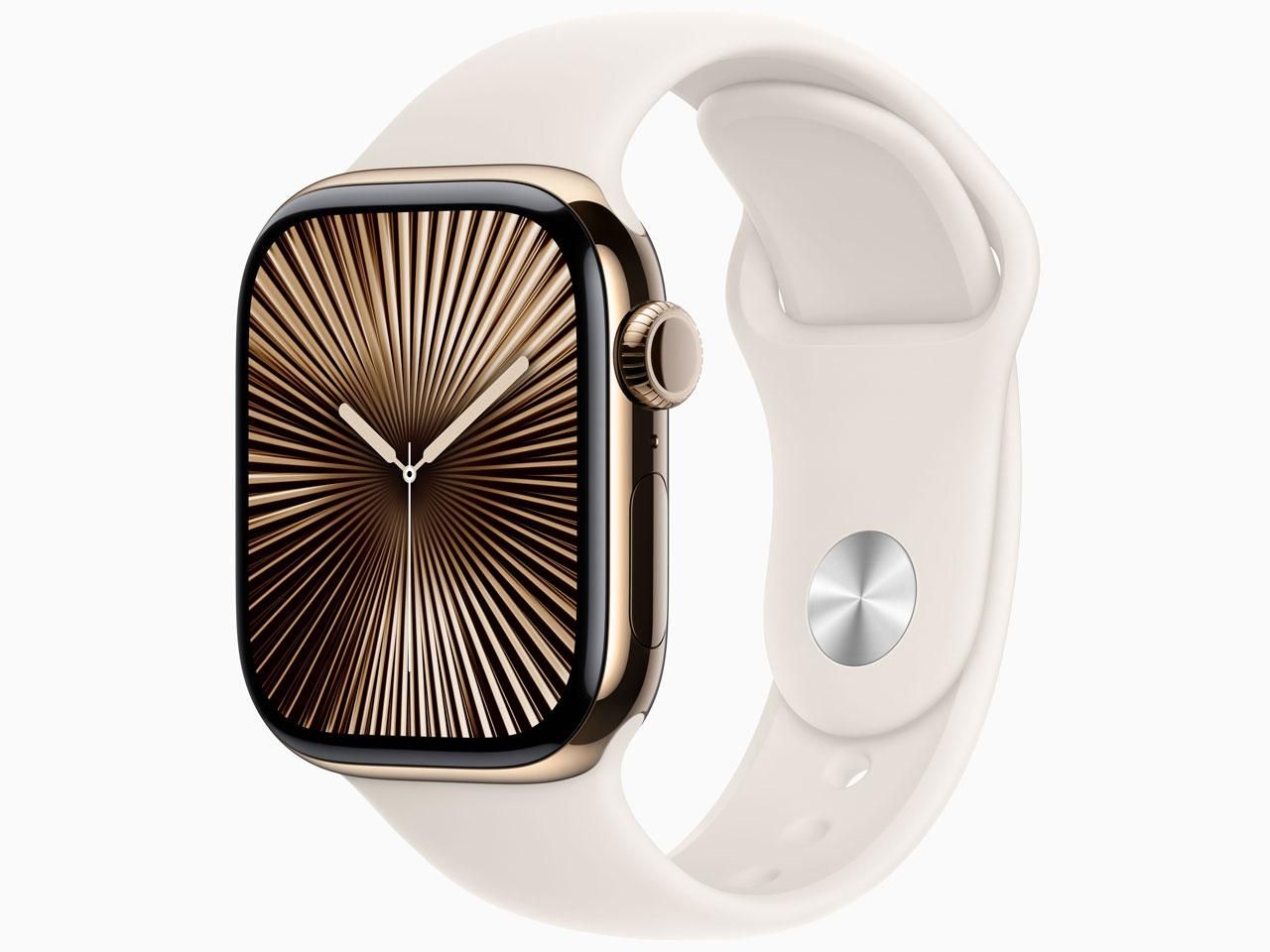 4営業日で発送 APPLE アップル MX063JA 24 AW S10 GPS 42 Cゴールドチタン スターライトバンド ゴールドチタニウム MX063J A