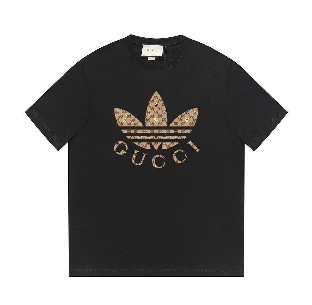 新品 未使用 GUCCI グッチ x アディダス コラボ ロゴTシャツ ブラック - メルカリ