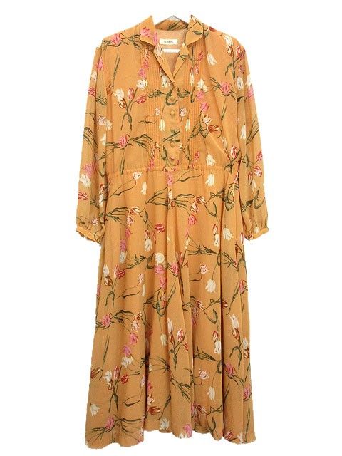 ❤️インゲボルグ INGEBORG チューリップ ワンピース 美品 インゲボルグ INGEBORG プリント ワンピース チューリップ