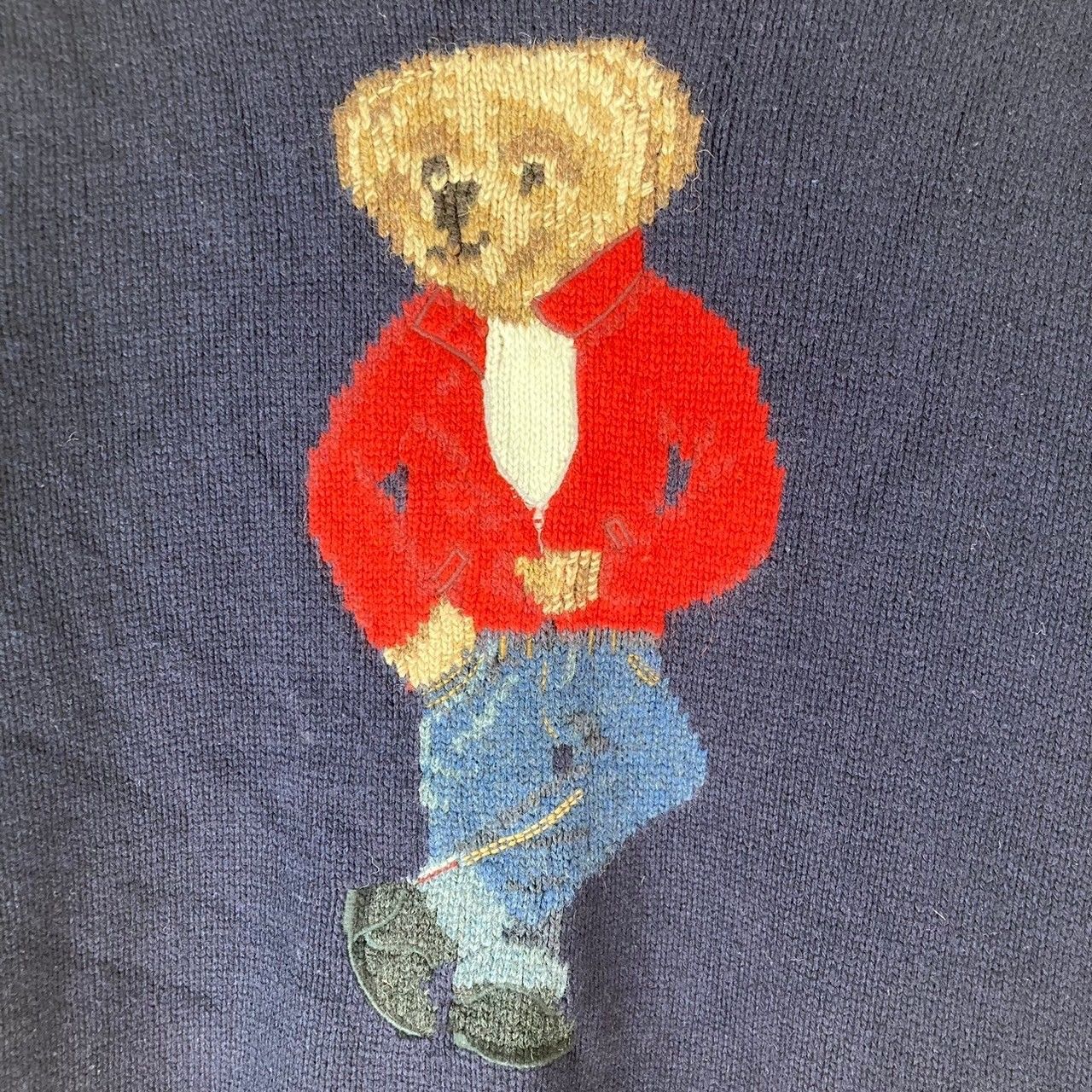 POLO RALPH LAUREN ポロラルフローレン ベアセーター ワンポイントロゴ 