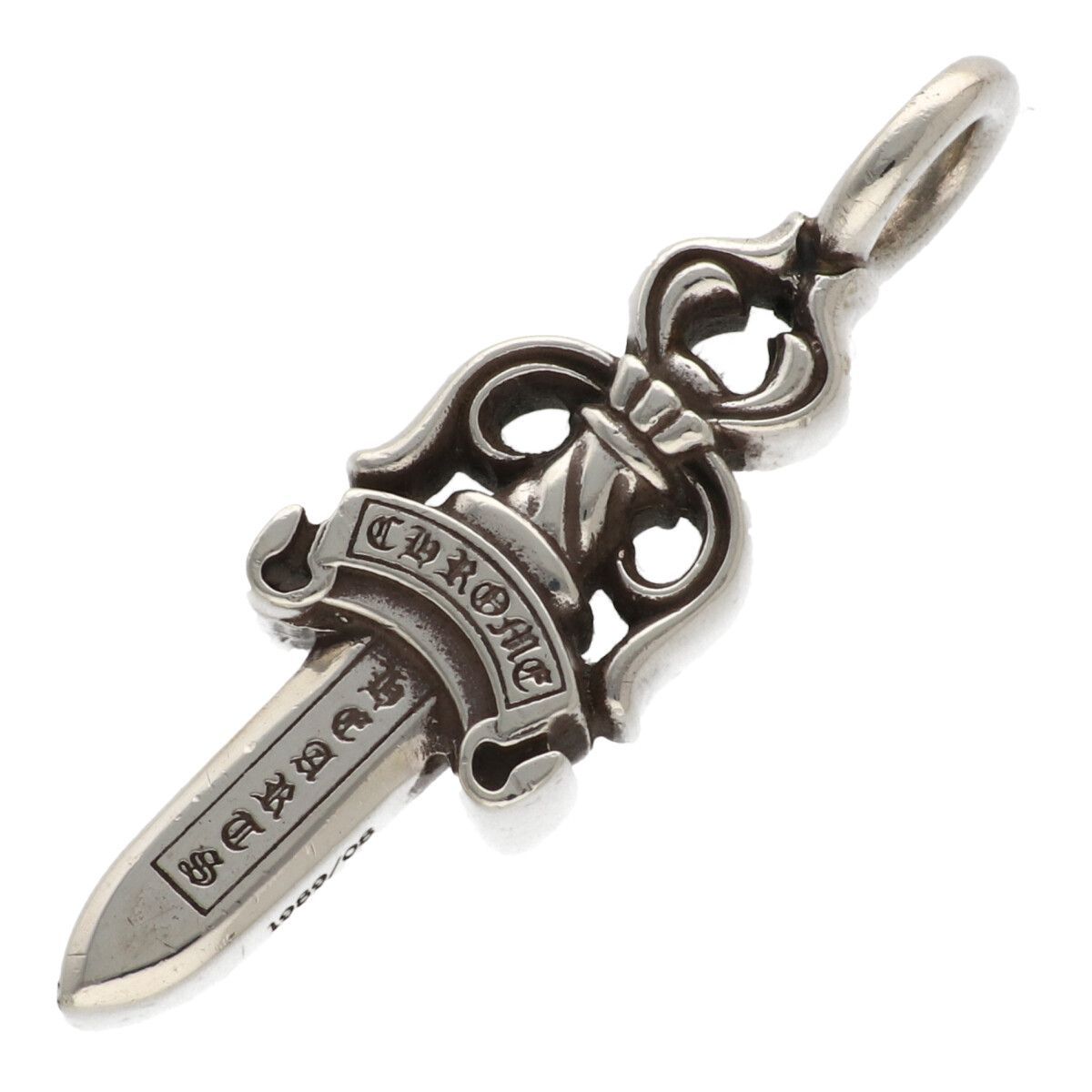 CHROME HEARTS クロムハーツ ダブルダガー SV925 シルバー ネックレス ペンダント トップ チャーム 25030959 RS