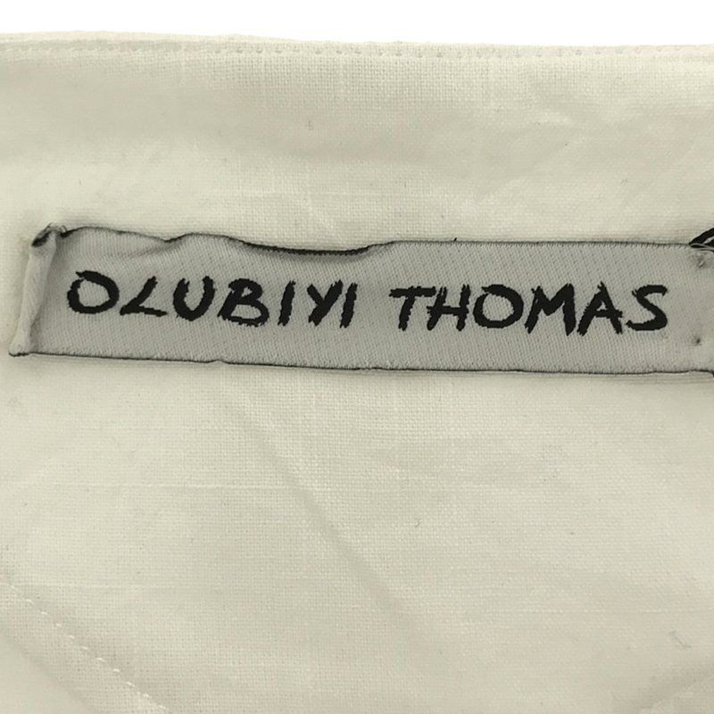 新品】 OLUBIYI THOMAS / オルヴィトーマス | 2023AW | collarless bib