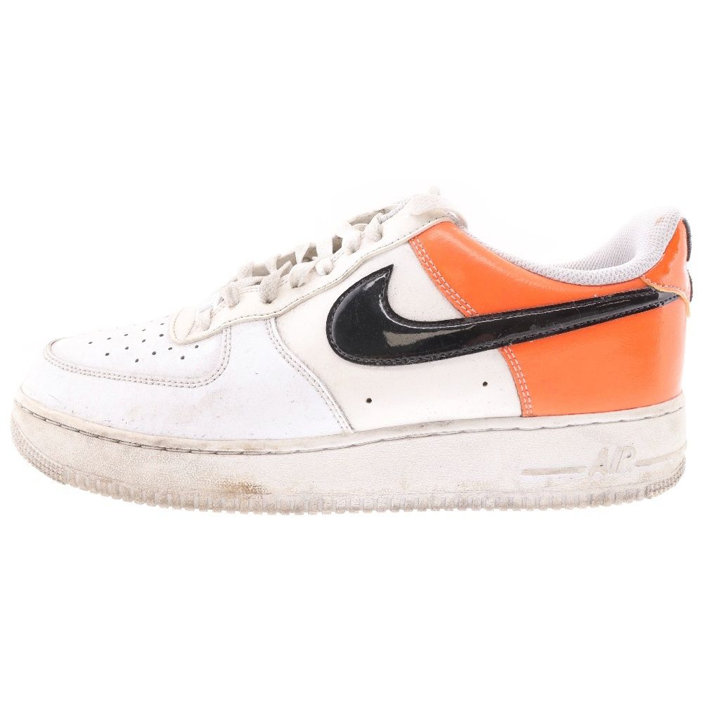 NIKE (ナイキ) AIR FORCE 1 LOW '07 ESS ORANGE PATENT/WHITE DJ9942-103 エアフォース1 ロー '07 ESS オレンジパテント/ホワイト US12/29.0cm