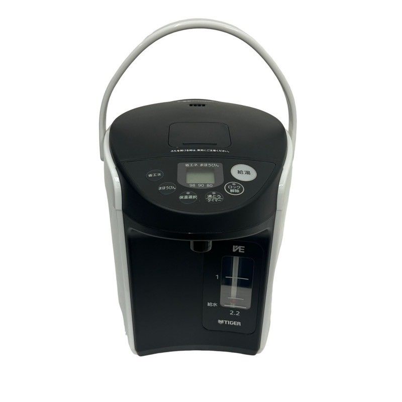 TIGER タイガー VE電気まほうびん とく子さん PIQ-A221 W ホワイト 電気ポット 家電 電化製品 52510K53