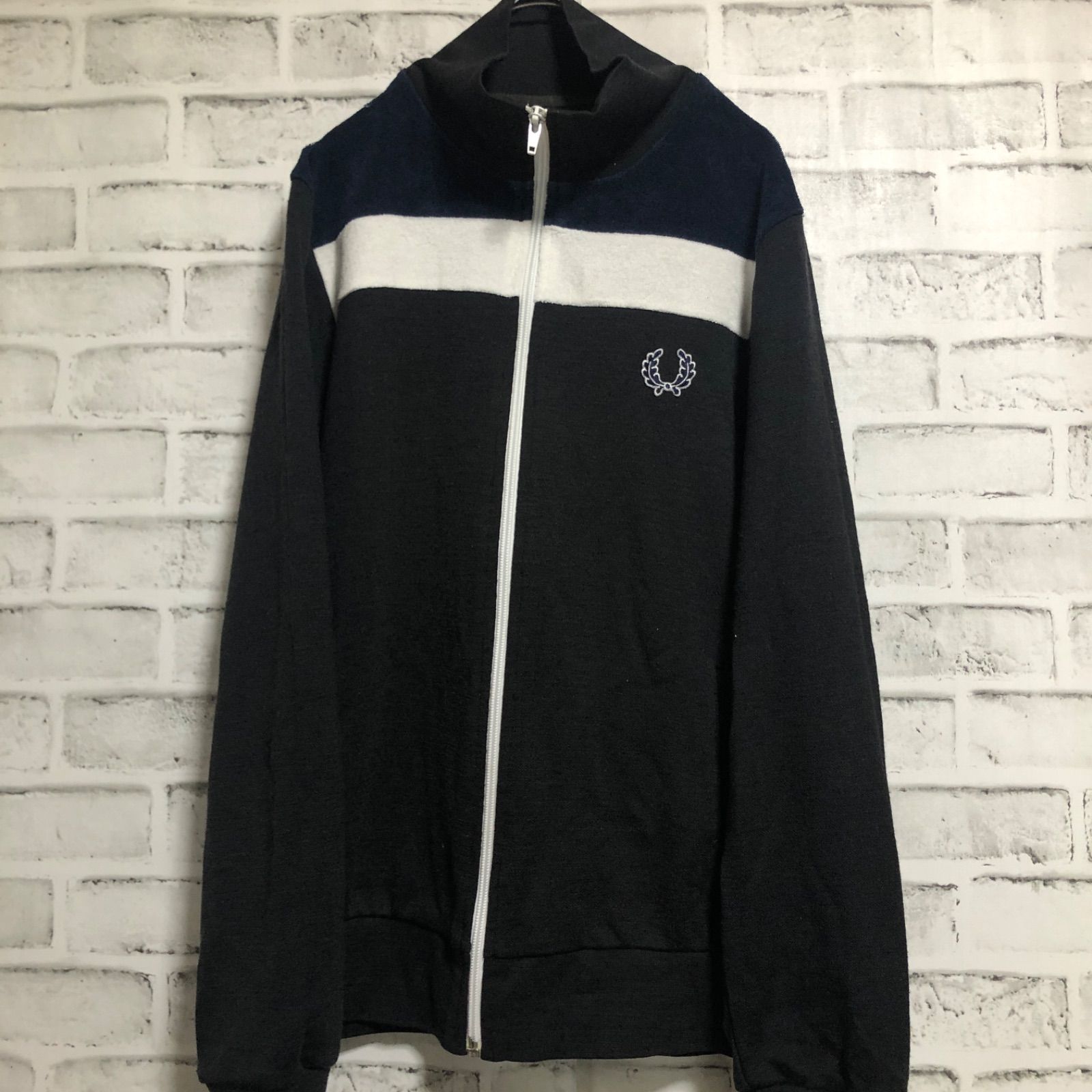 80s⭐️Fred Perry トラックジャケット/ジャージ 刺繍トレファイル 