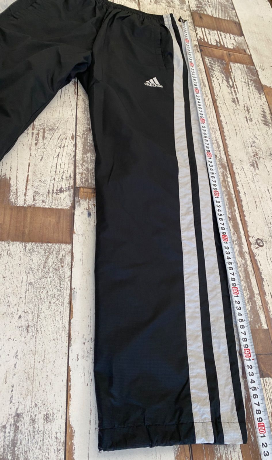 90s adidas アディダス セットアップ トラックジャケット パンツ 黒 ecs77-5.jpg