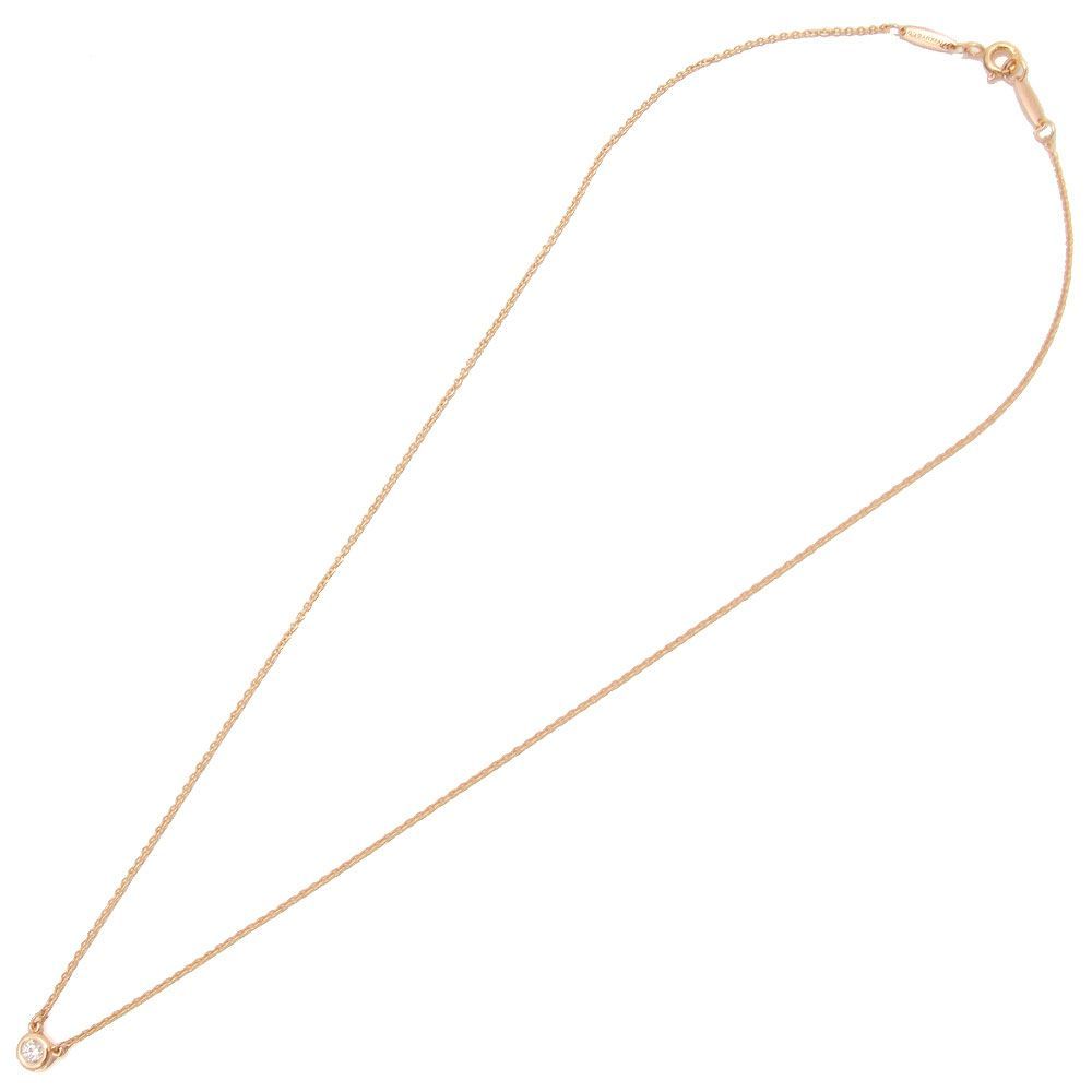 中古美品】ティファニー ネックレス ペンダント 新品仕上げ済み K18PG  