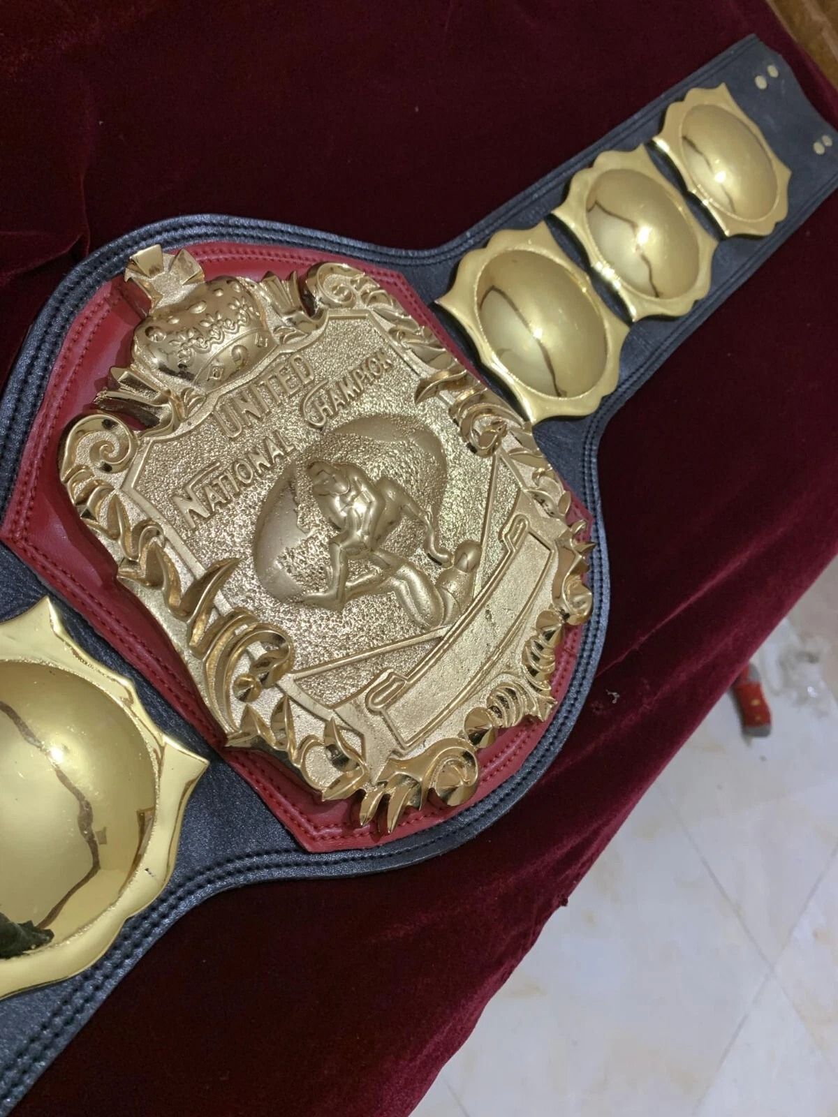 ライフスタイル アントニオ猪木 Nwa United National Heavyweight プロレス チャンピオンベルト レプリカオーダーメイド 発送到着予定日 11月05日
