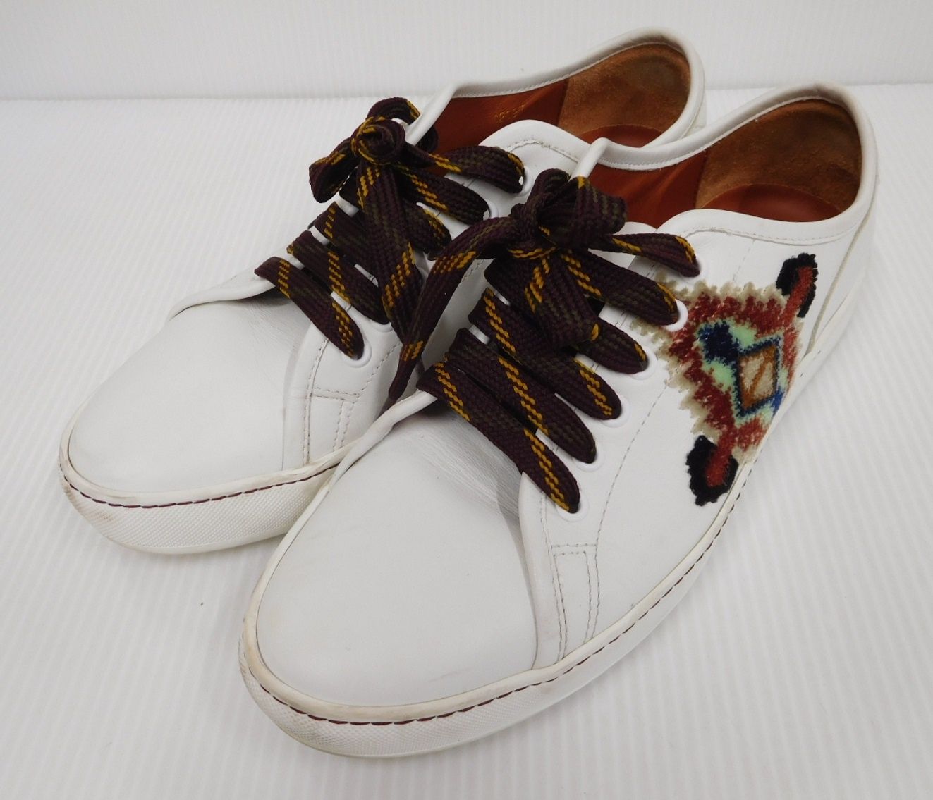 ETRO エトロ ローカットスニーカー ホワイト 12097 イタリア製 size:40 