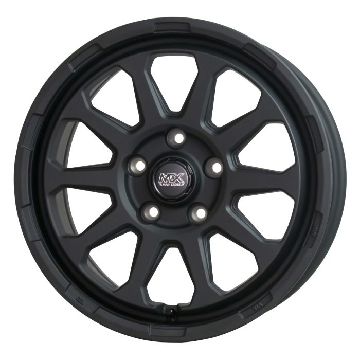 ホイール4本セット MAD CROSS RANGER マットブラック 16インチ 7J 38 5H-114.3