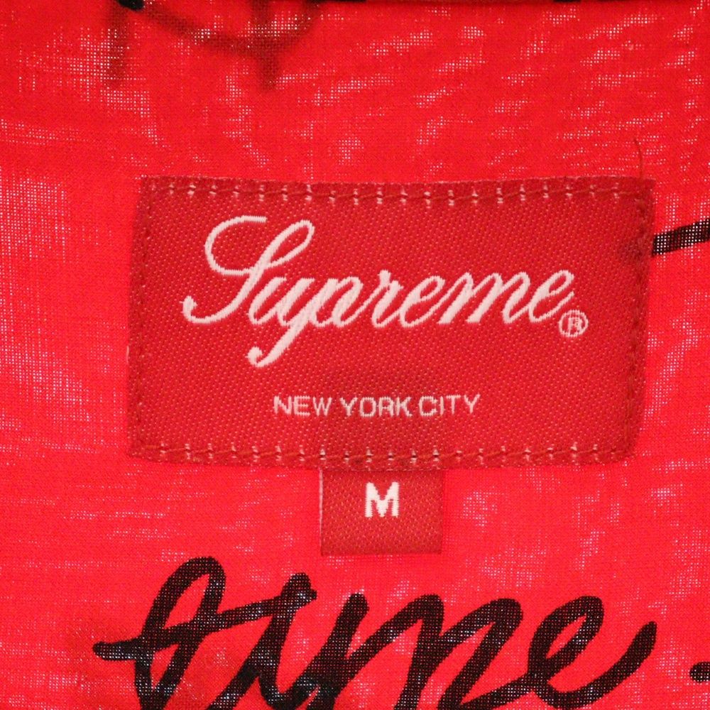 SUPREME (シュプリーム) 15SS Burroughs Rayon shirt バロウズ 総柄