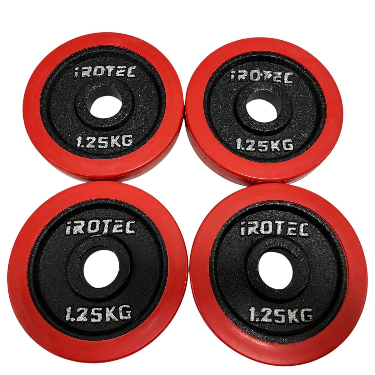 中古 バーベルプレート iROTEC アイロテック ダンベル 20kg×2枚 15kg×2