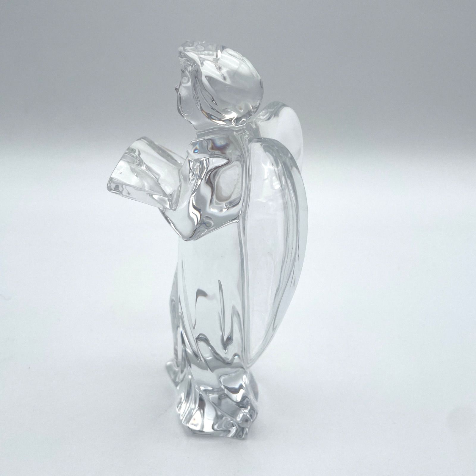 ☆美品☆バカラ 天使 オブジェ 透明感あふれるクリスタル置物 2025年
