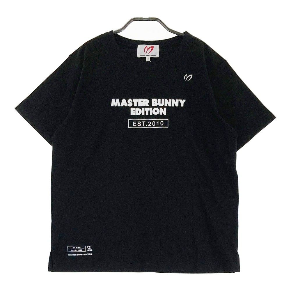 サイズ：2 MASTER BUNNY EDITION マスターバニーエディション 2023年モデル 半袖Tシャツ ブラック系  [240101261670]# ゴルフウェア レディース ストスト - メルカリ