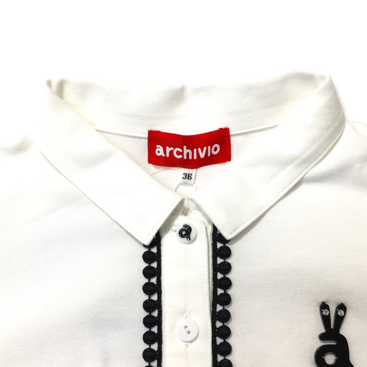 未使用品 レディース アルチビオ archivio ワンピース 36(S) 白