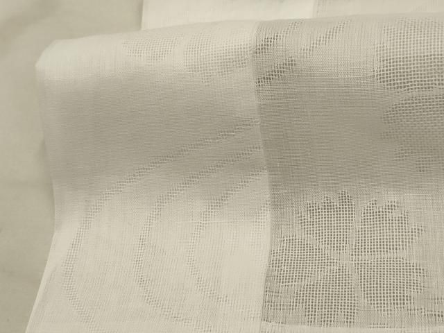 平和屋着物□上質な長襦袢 無双仕立て 花蝶文 桑染色地 逸品