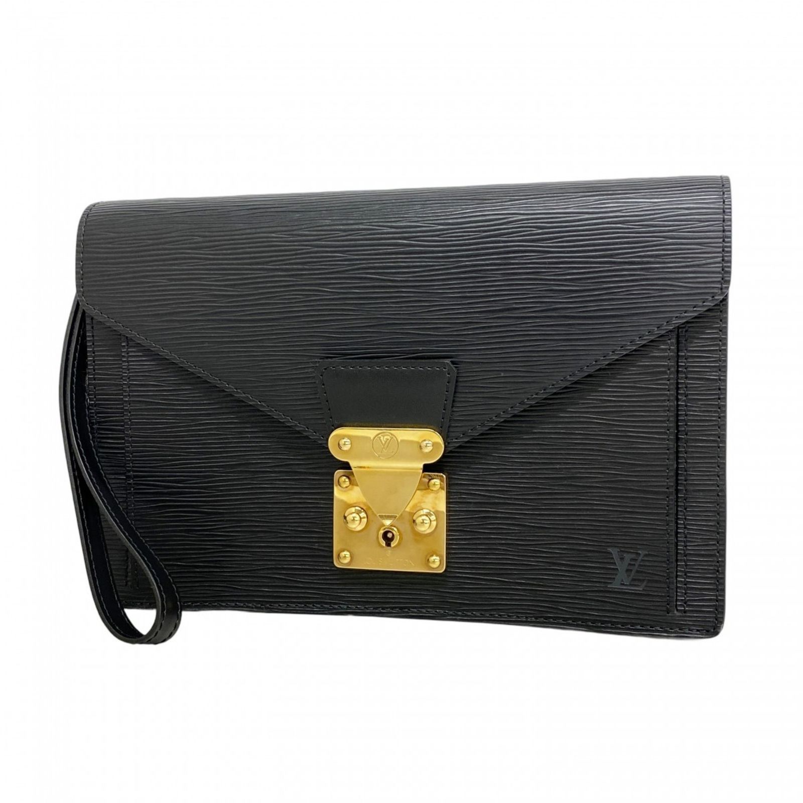 ルイ ヴィトン Louis Vuitton ルイ ヴィトン クラッチバッグ エピ ポシェットセリエドラゴンヌ M52762 ノワールメンズ