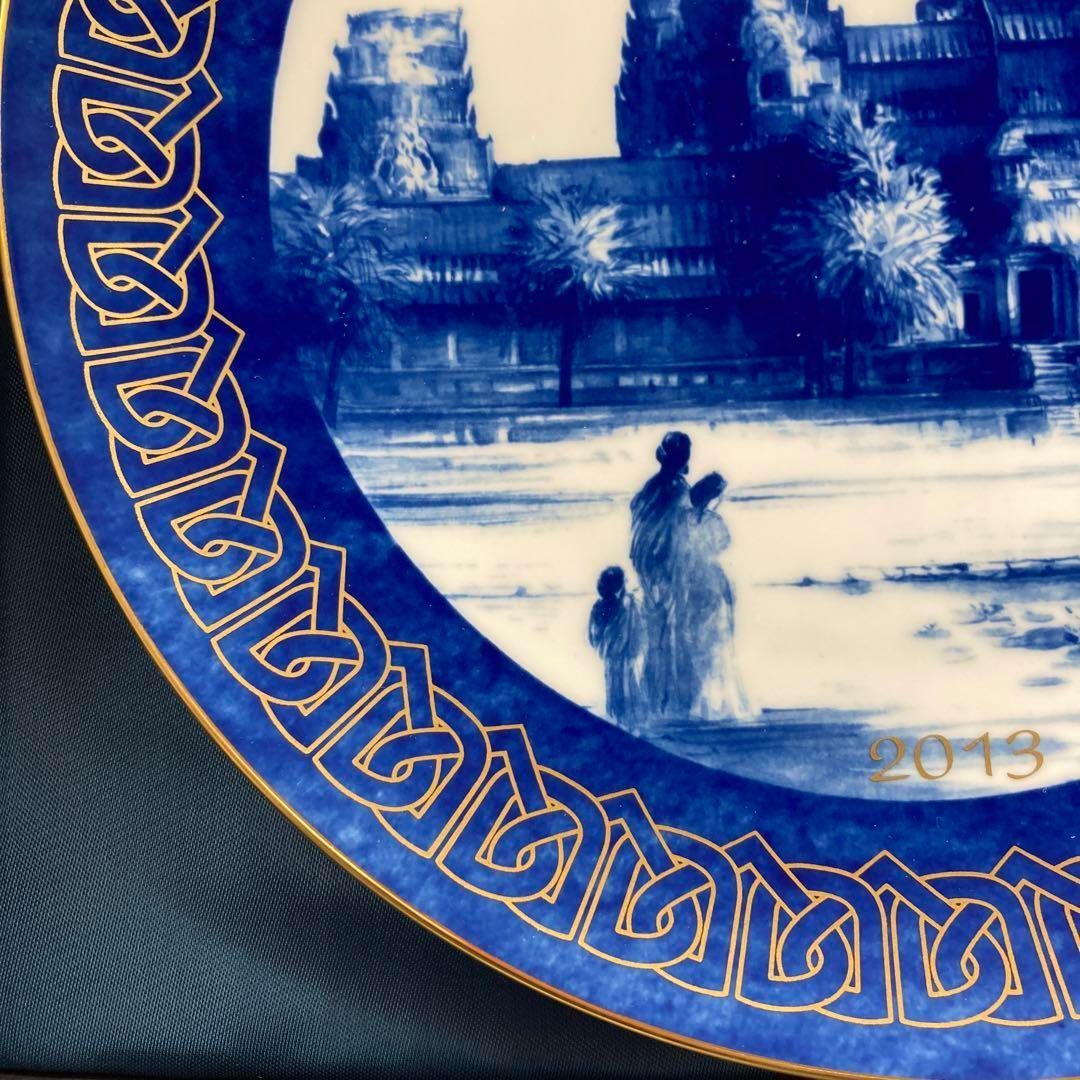 ☆洋3 マイセン2013年イヤープレート「アンコール・ワット」共箱 26.8