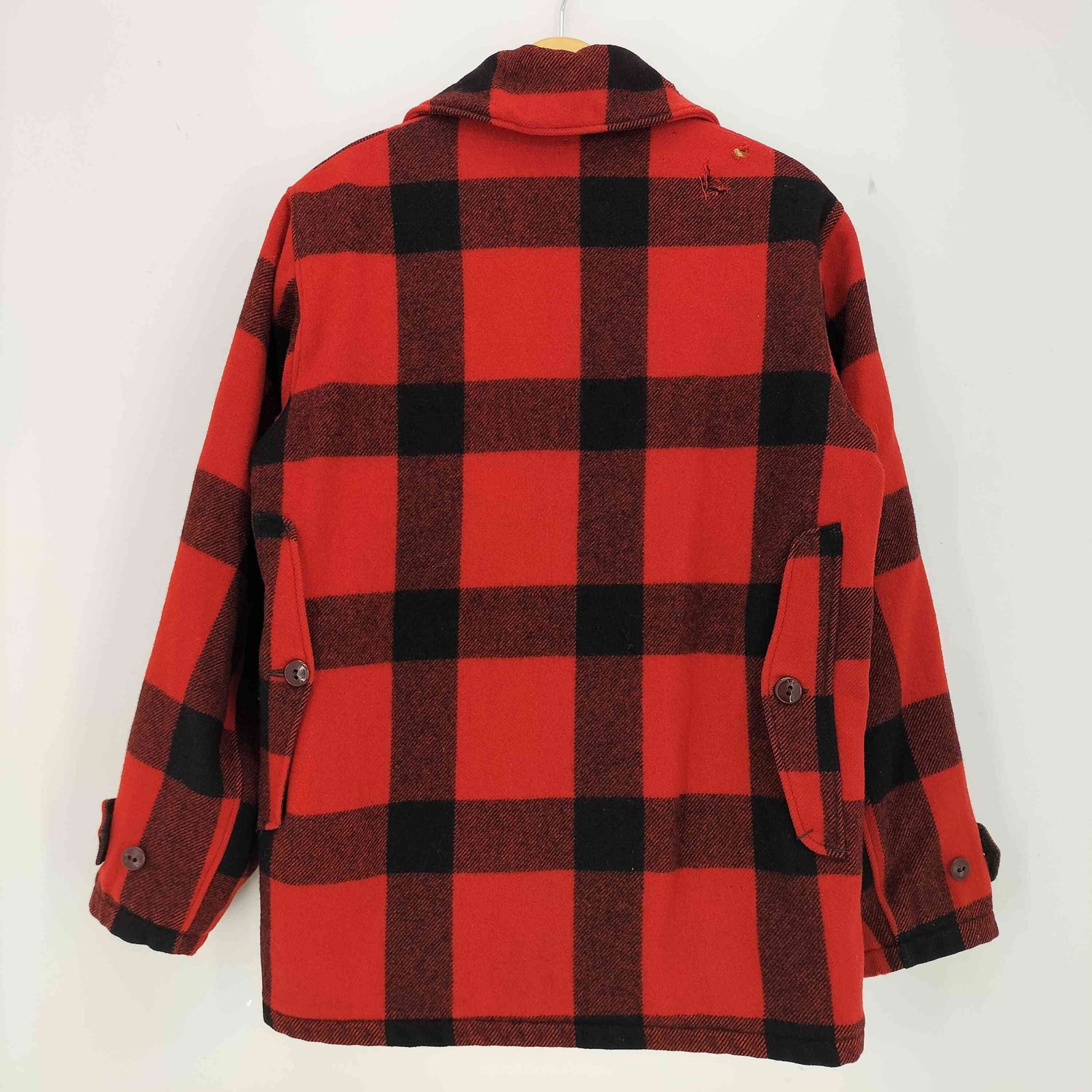 USA製推定 50sウールリッチ バッファローチェック ハンティングジャケット ウールリッチ WOOLRICH 40-50S バッファローチェック ウール