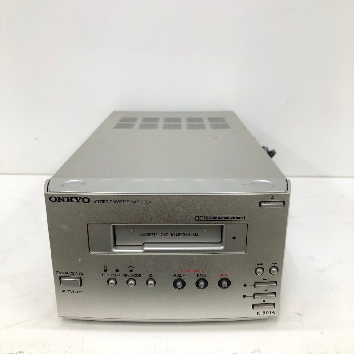 ONKYO オンキョー K-501A カセットデッキ ステレオカセット