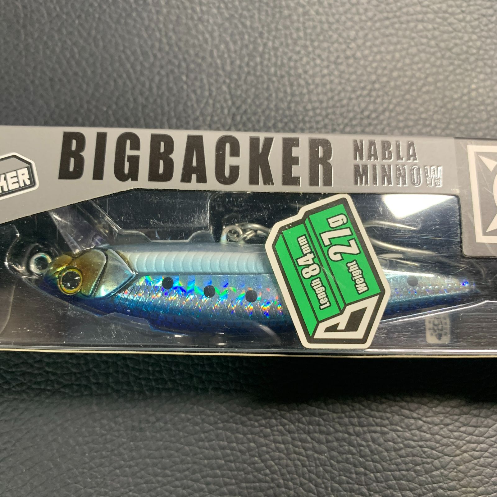 ■■　新品　ジャッカル ビッグバッカー ナブラミノー ８４mm ２７g　４個　■■ 人気ルアー「ビッグバッカー」にナブラミノー・ジグ・ソフトバイブの３