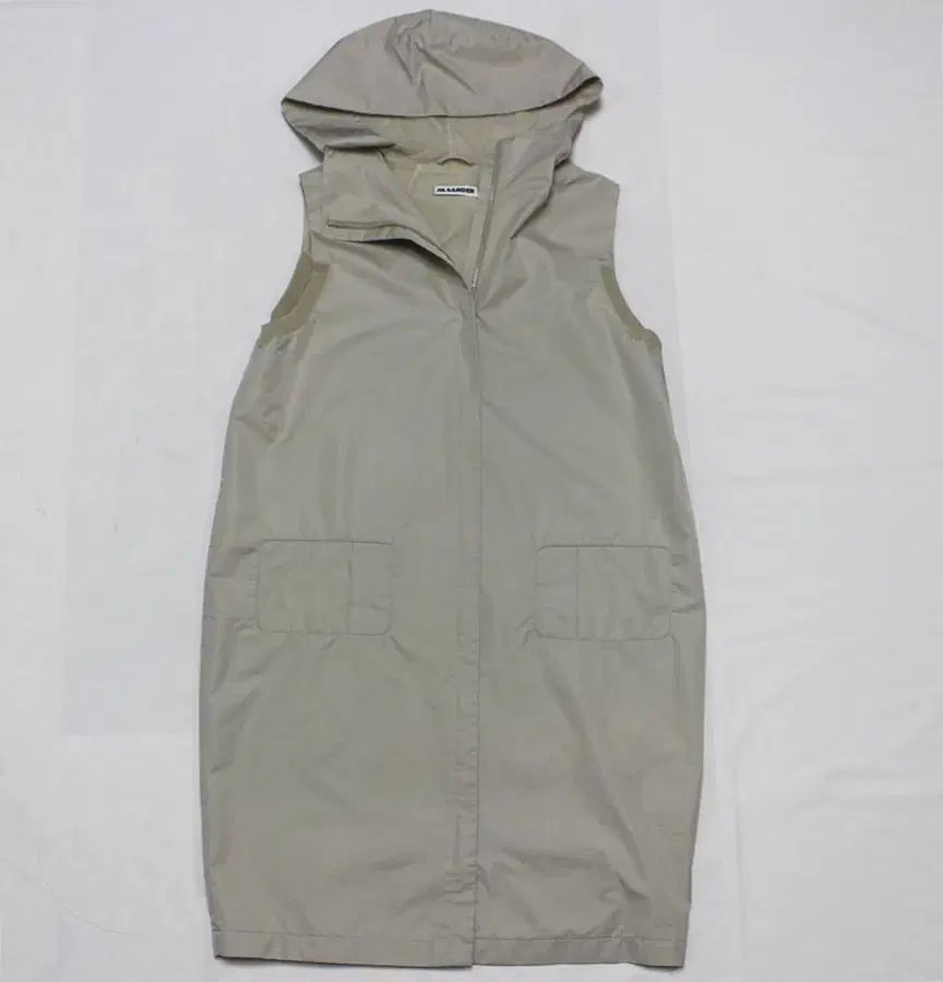 Jil Sander ジルサンダー レディース 55 WHO フード ロング ベスト ジャケット とても良し