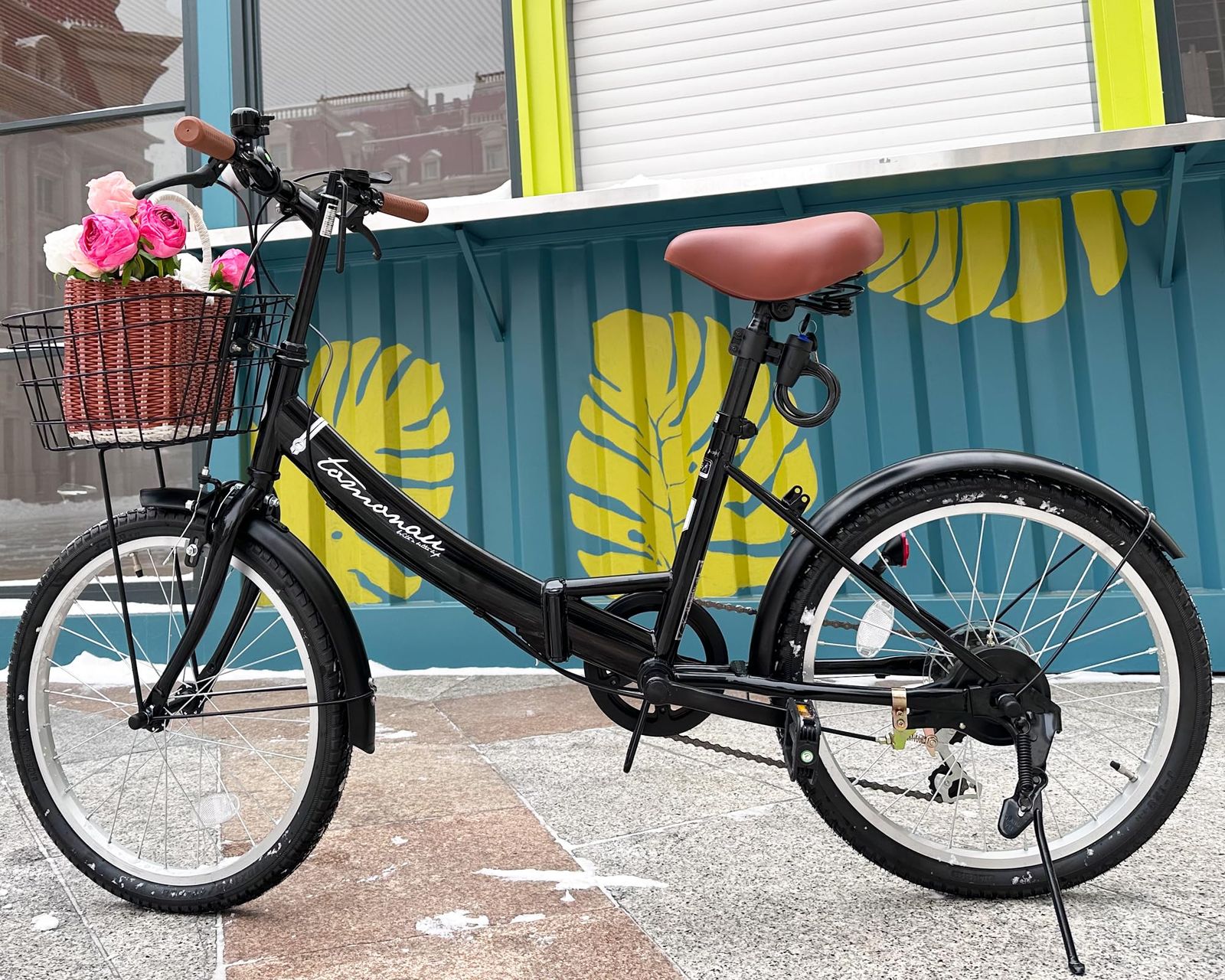 THREE STONE折畳み自転車26インチ シマノ6段変速 前後サスペンション