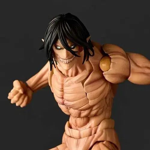 海洋堂 リボルテック 素晴らしい 山口 忠 進撃の巨人 エレン・イェーガー(エレン) イエーガー フィギュア (特典付き)