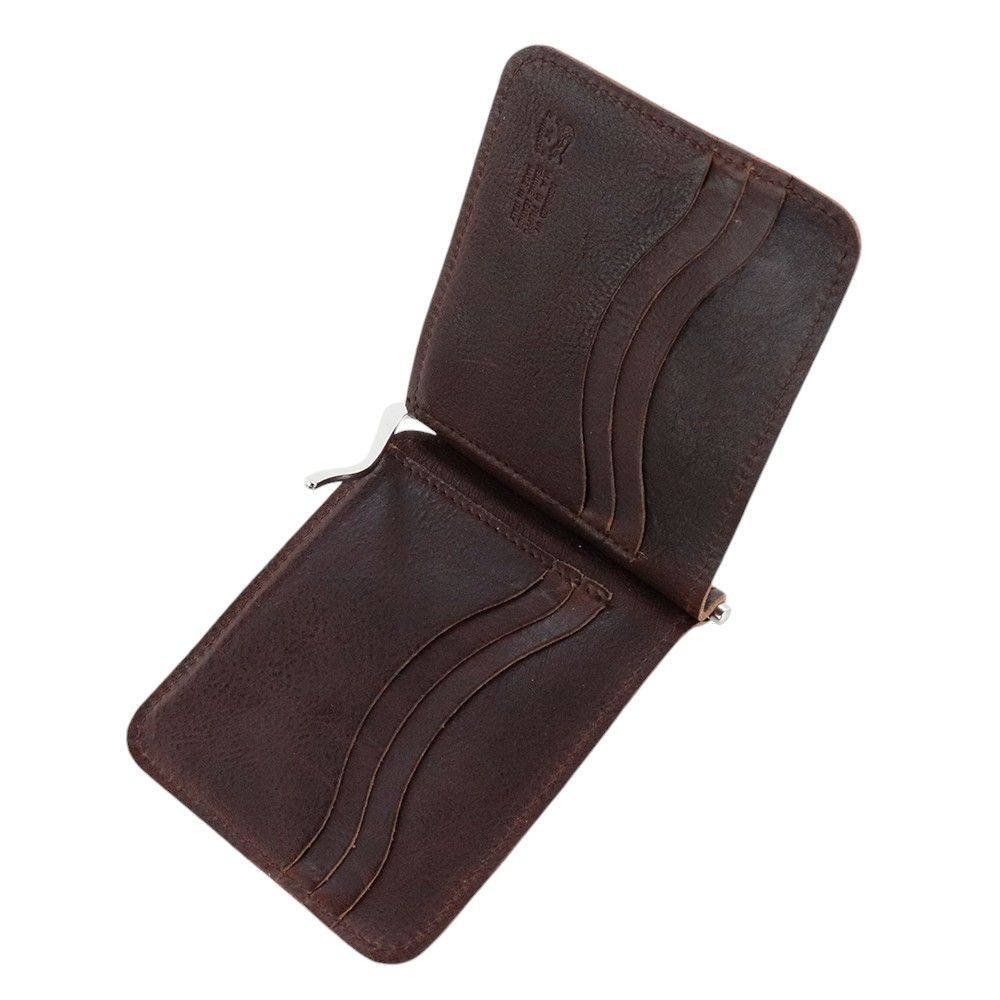 イルビゾンテ 財布 二つ折り IL BISONTE マネークリップ カード カフェ  