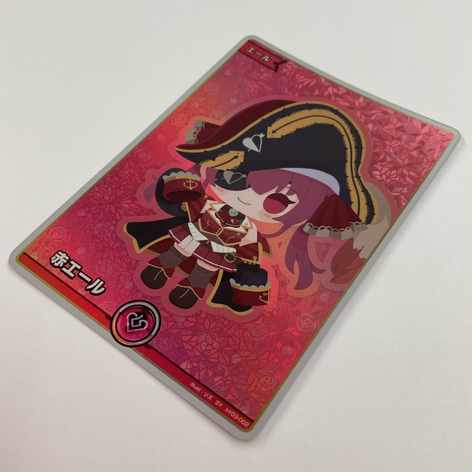 ホロカ 赤エール SY 宝鐘マリン 8枚 ホロカ 赤エール SY 宝鐘マリン 8枚 Debut〈宝鐘マリン〉【P】《赤