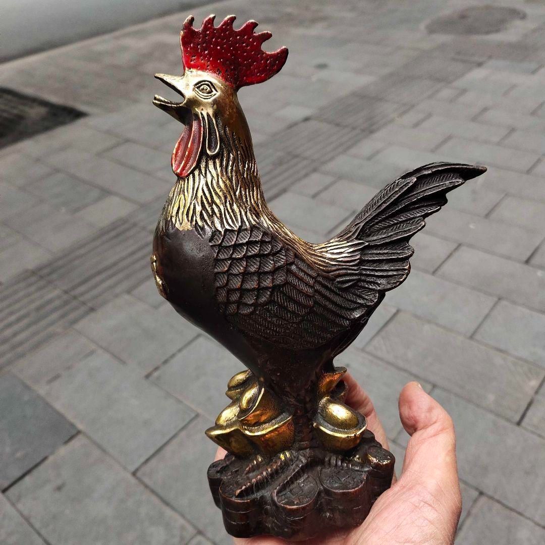 雄鶏 装飾品 工芸品 美術品 置物 雄鶏 装飾品 工芸品 美術品 置物 - メルカリ