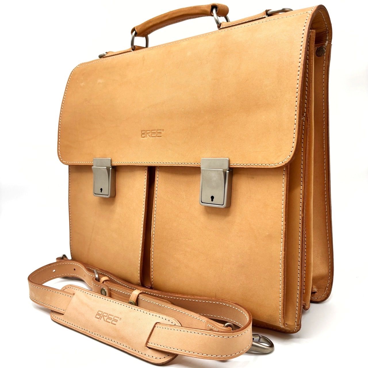 BREE レザー ブリーフケース 革 ビジネスバッグ ショルダーバッグ リュック BREE / ブリー 牛革 ブラック 黒 ビジネスバッグ メンズ | BRANDING