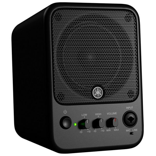 ヤマハ MS101-4 パワードスピーカー マイク入力 XLR も搭載した モニター スピーカー