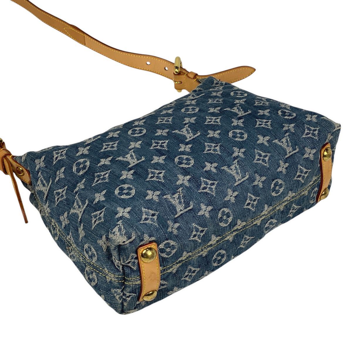 LOUIS VUITTON モノグラムデニム ハンドバッグ バギーPM LOUIS VUITTON モノグラム デニム バギーPM ショルダーバッグ 付
