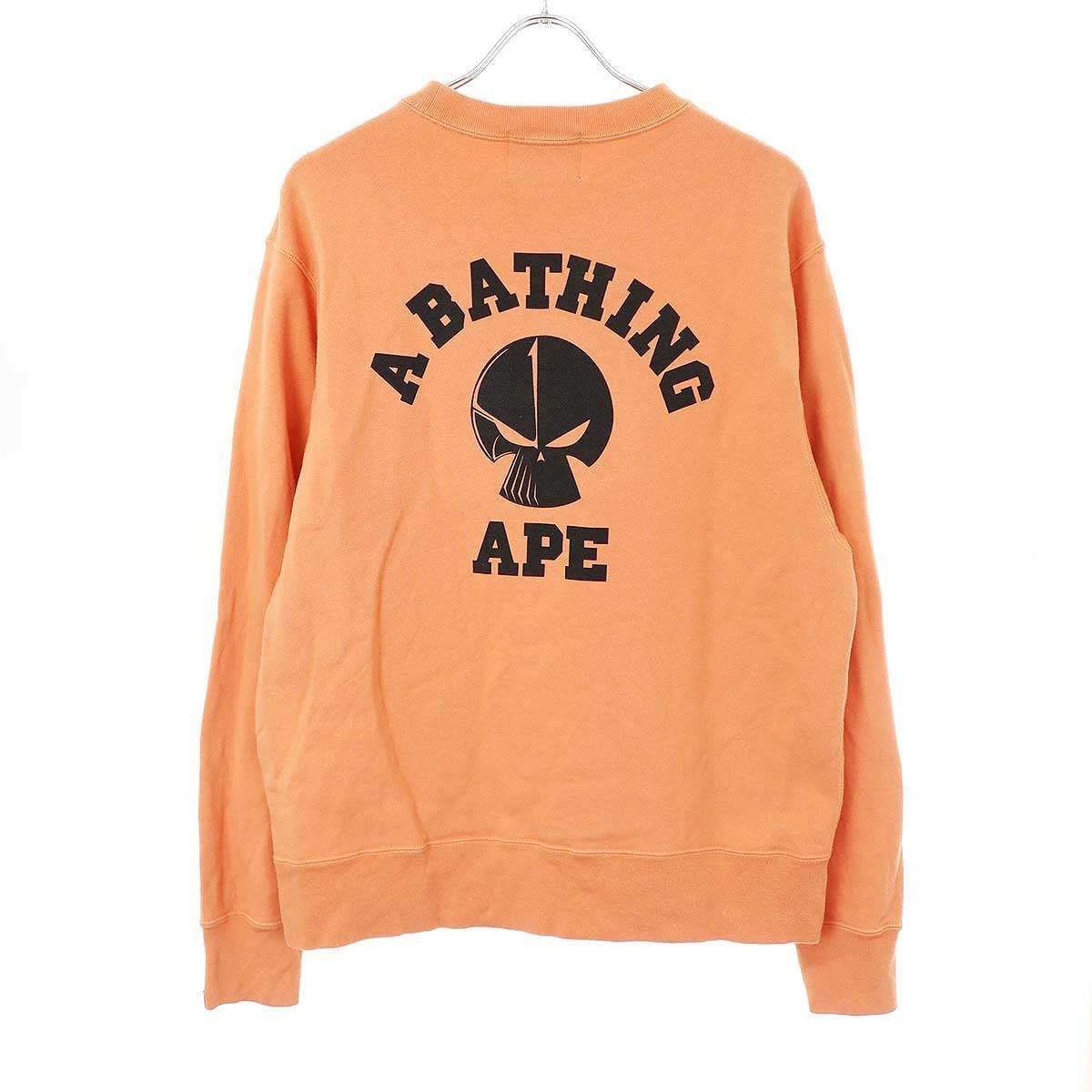 A BATHING APE NEIGHBORHOOD オレンジ 注文 トレーナー M A BATHING