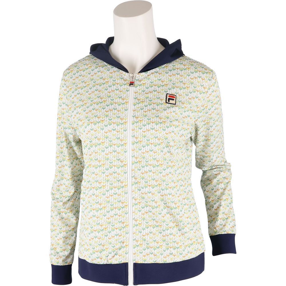 24SS FILA フィラ フルジップパーカー テニス ウェア 上着 レディース(VL2805)