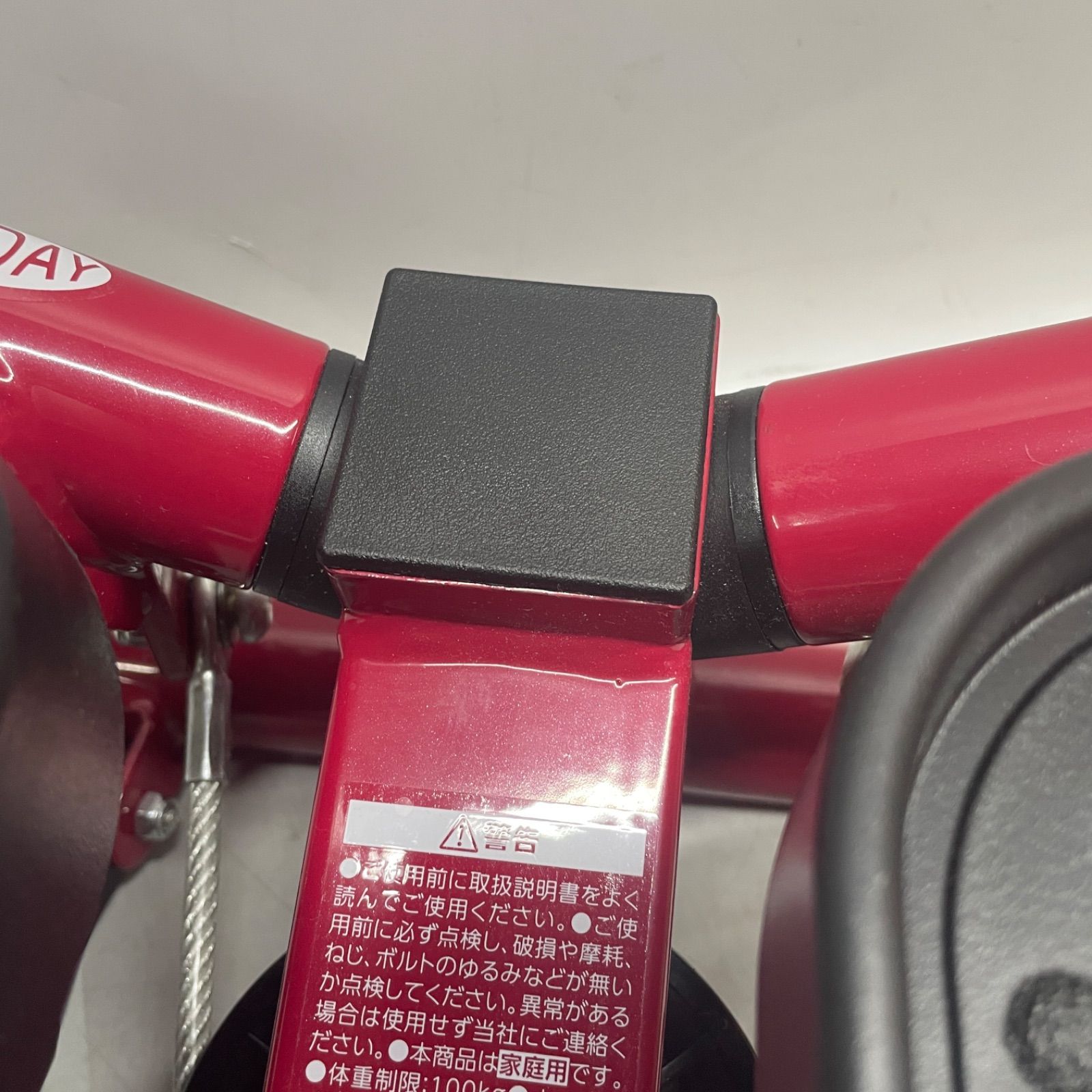 NICE DAY エクササイズ ステッパー 赤 カウンター付き NICE DAY エクササイズ ステッパー 赤 カウンター付き