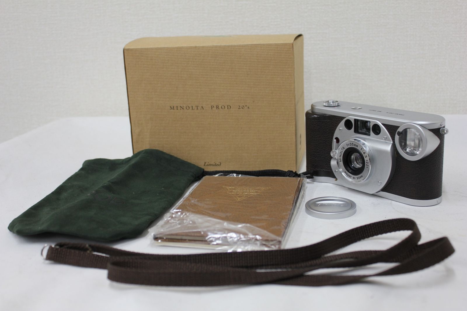 返品保証 元 き ミノルタ Minolta PROD 20 s 35mm F4.5 コンパクトカメラ e3066